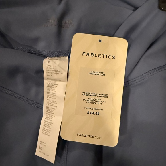 Fabletics Flare leggings high waisted crossover Pants - Picture 3 of 3